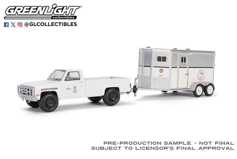 GreenLight GL-32310-C 1987 Chevrolet C20-LAPD Search and Rescue Trailer - Hobby City NZ (9075129090285)