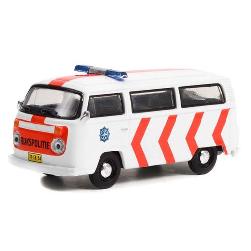 GreenLight 36050-B 1/64 1975 Volkswagen Type 2 (T2B) - Rijkspolitie (Dutch National Police) (8074184524013)