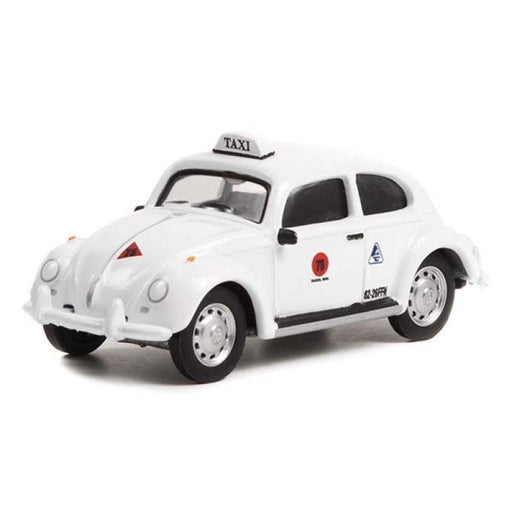 GreenLight 36050-F 1/64 Volkswagen Beetle Taxi (White) - Taxco Mexico (8074184884461)