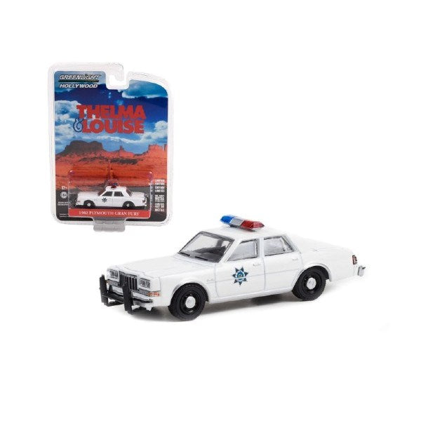 GreenLight 44945-C 1/64 1982 Plymouth Gran Fury - Arizona Highway Patrol (Thelma & Louise) (7829590606061)