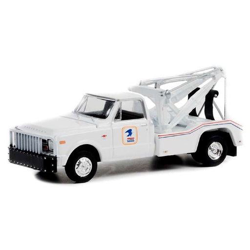 GreenLight 46090-A 1/64 1968 Chevrolet C-30 Dually Wrecker - United States Postal Service (8868022583533)