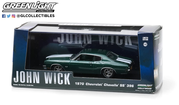 GreenLight 86541 1/43 1970 Chevrolet Chevelle SS 396 - John Wick