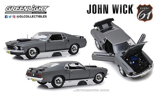 GreenLight HWY-18016 1/18 1969 Ford Mustang Boss 429 - John Wick (8971080990957)