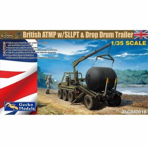 Gecko Models 35GM0018 1/35 British ATMP w/SLLPT & Drop Drum Trailer - Hobby City NZ (8966321701101)