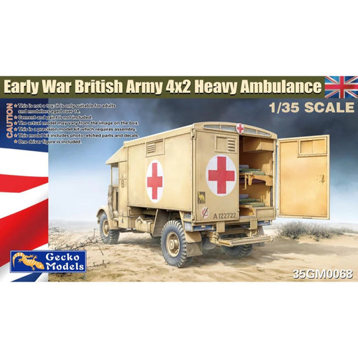Gecko Models 35GM0068 1/35 Early War British Army 4x2 Heavy Ambulance - Hobby City NZ (8966322618605)