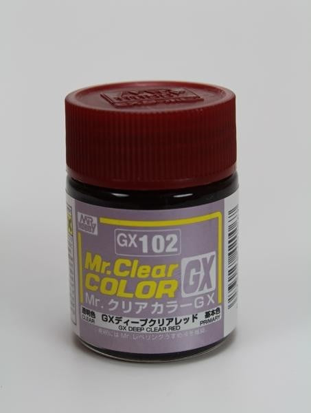 Gunze GX102 Mr. Clear Color GX Deep Clear Red (7650651209965)