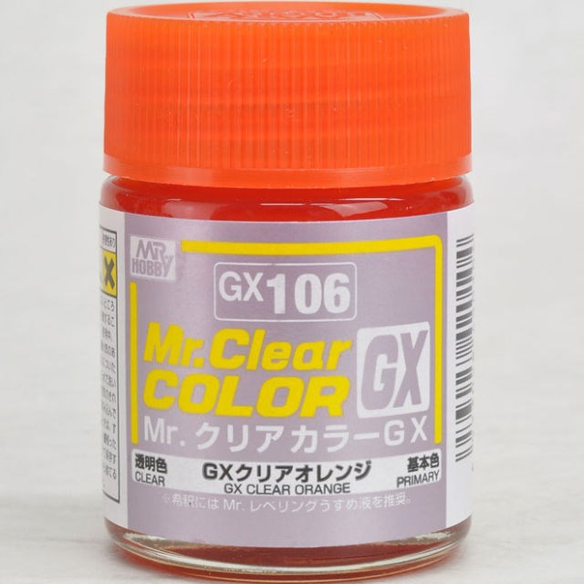 Gunze GX106 Mr. Clear Color GX Clear Orange