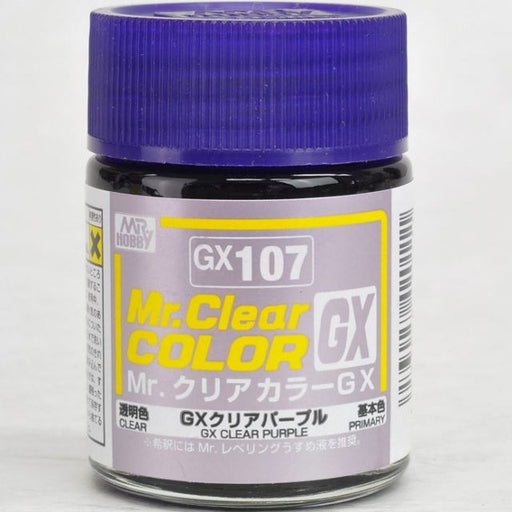Gunze GX107 Mr. Clear Color GX Clear Purple (7650651537645)