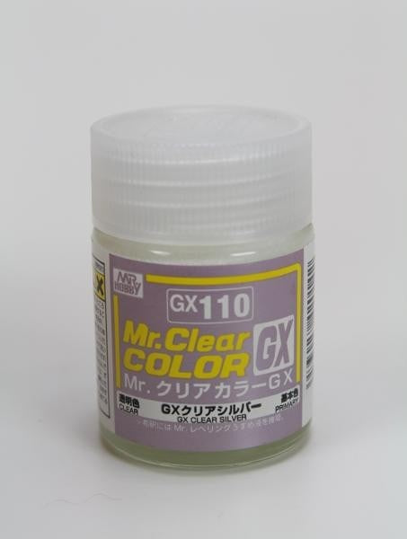 Gunze GX110 Mr. Clear Color GX Clear Silver