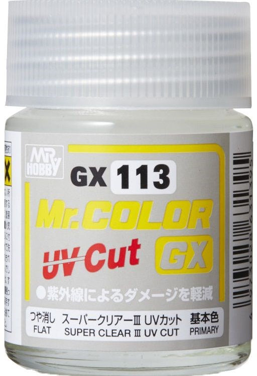Gunze GX113 Super Clear UV Cut Flat (7537792614637)