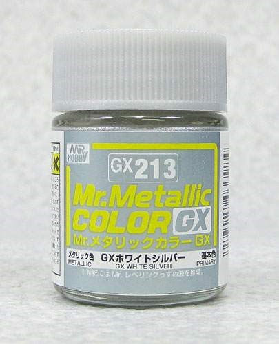 Gunze GX213 Mr Mettallic Color GX White Silver