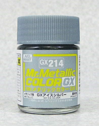 Gunze GX214 Mr Mettallic Color GX Ice Silver