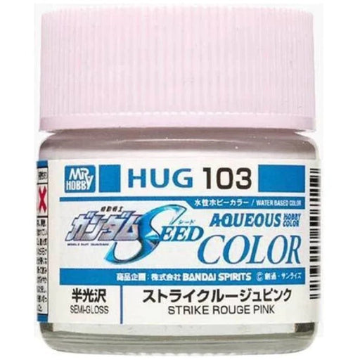 Gunze HUG103 Mr Hobby Gundam SEED Strike Rouge Pink Semi-Gloss 10ml (8177834361069)