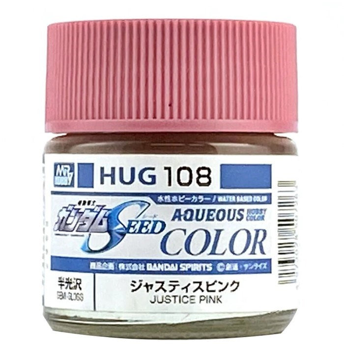 Gunze HUG108 Mr Hobby Gundam SEED Justice Pink Semi-Gloss 10ml
