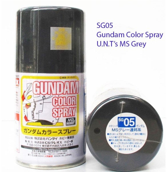 Gunze SG05 Gundam Color Spray - Federal Grey