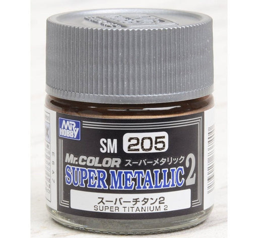 Gunze SM205 Mr. Color Super Metallic 2 Super Titanium 10ml (7637924348141)