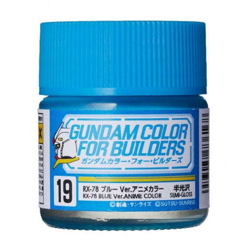 Gunze UG19 Mr Color Gundam RX-78 Blue Ver. Semi-Gloss 10ml (8177834852589)