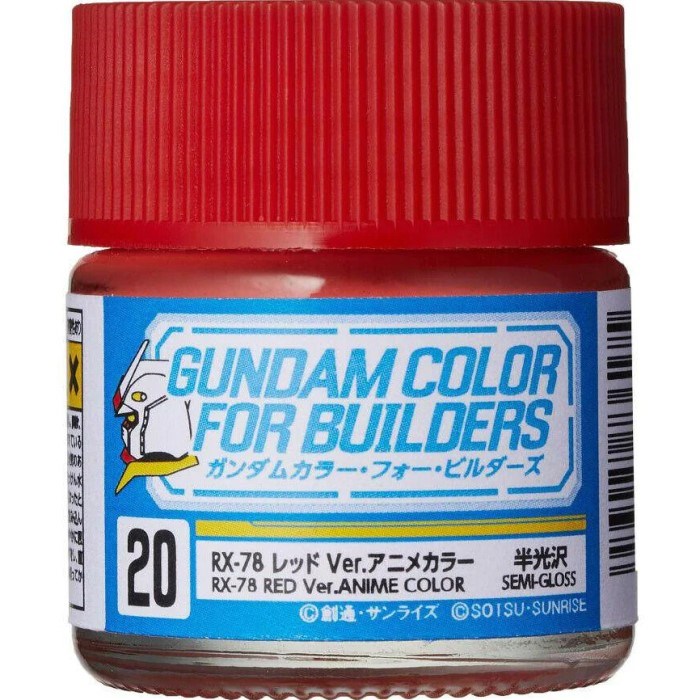 Gunze UG20 Mr Color Gundam RX-78 Red Ver. Semi-Gloss 10ml