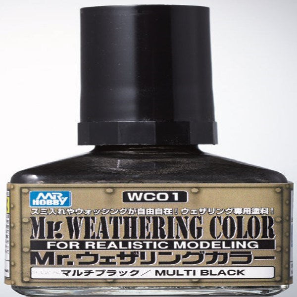Gunze WC01 Mr. Weathering Color Multi Black (6660638867505)