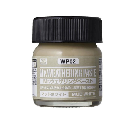 Gunze WP02 Mr Weathering Paste Mud White 40ml (8177835278573)
