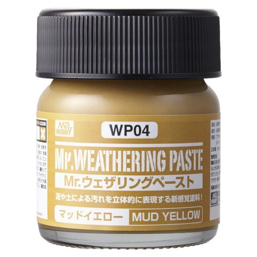 Gunze WP04 Mr Weathering Paste Mud Yellow 40ml (8177835409645)