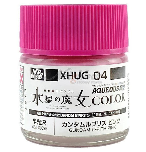 Gunze XHUG04 Mr Hobby Aqueous Gundam Color Witch from Mercury Lfrith Pink Acylic Paint 10ml (8435707117805)