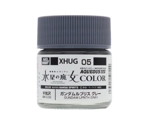Gunze XHUG05 Mr Hobby Aqueous Gundam Color Witch from Mercury Lfrith Grey Acylic Paint 10ml (8435707150573)