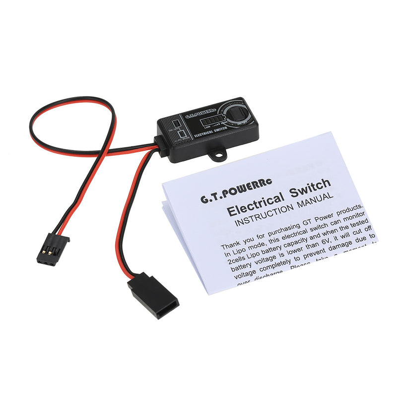 GT Power GT-eSwitch Electronic Switch w/LED Peak current 14A continous 8A - Hobby City NZ (8446601461997)