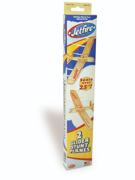 Guillows #32 12" Jetfire TWIN PACK - Balsa Glider