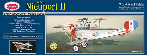 Guillows 0203LC 1/12 WW1 Nieuport 2 (7654659424493)