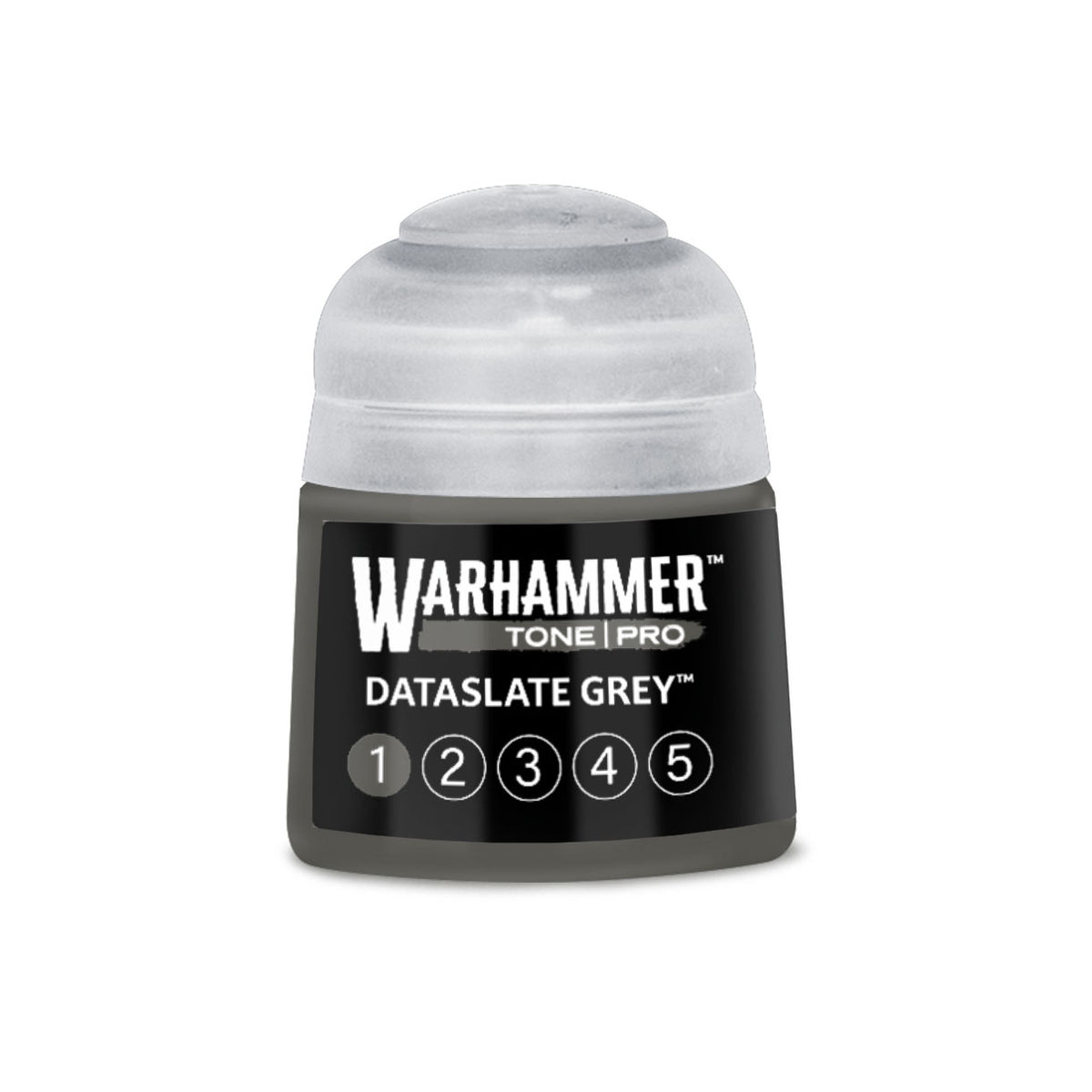 Citadel Tone Pro: Dataslate Grey 1 Acrylic Paint 12ml