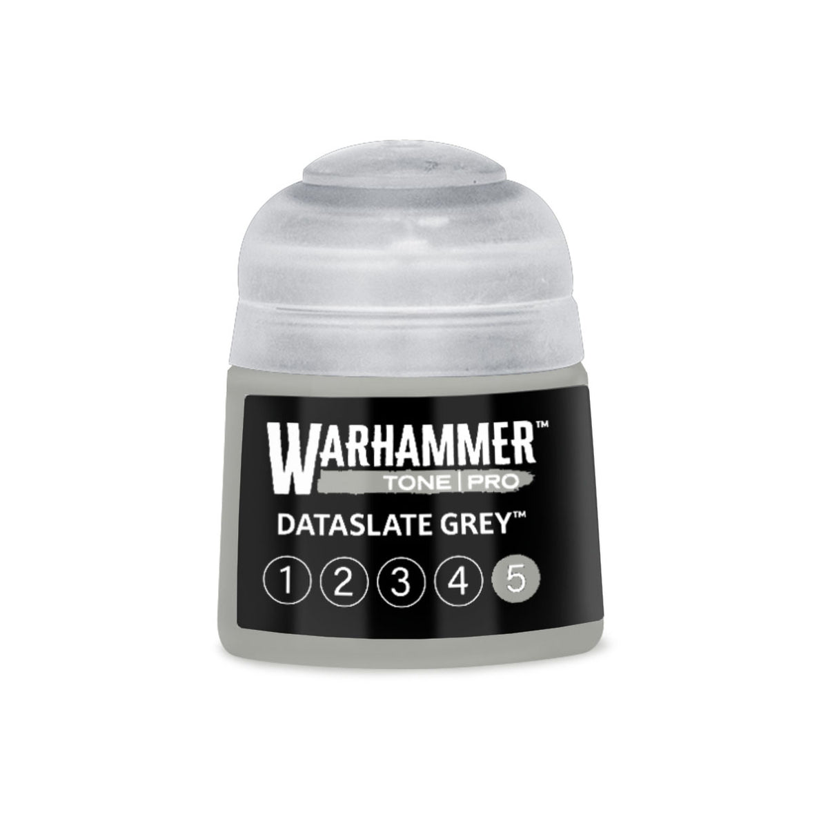 Citadel Tone Pro: Dataslate Grey 5 Acrylic Paint 12ml