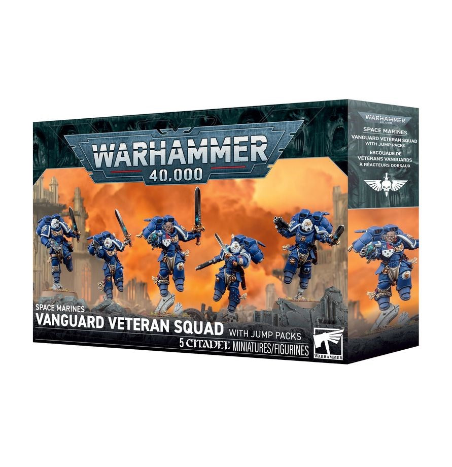 Games Workshop Warhammer 40 000 48-106 Space Marines: Vanguard Veteran Squad with Jump Packs