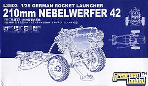 Greatwall Hobby 1/35 L3503 German 210mm Rocket Launcher Nebel Werfer 42 (7816525709549)