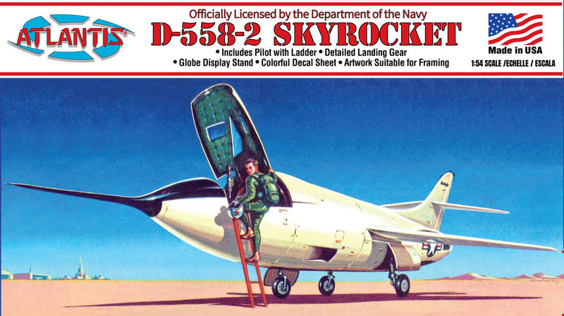 Atlantis Models AMCH213 1/54 Douglas D558-2 SkyRocket
