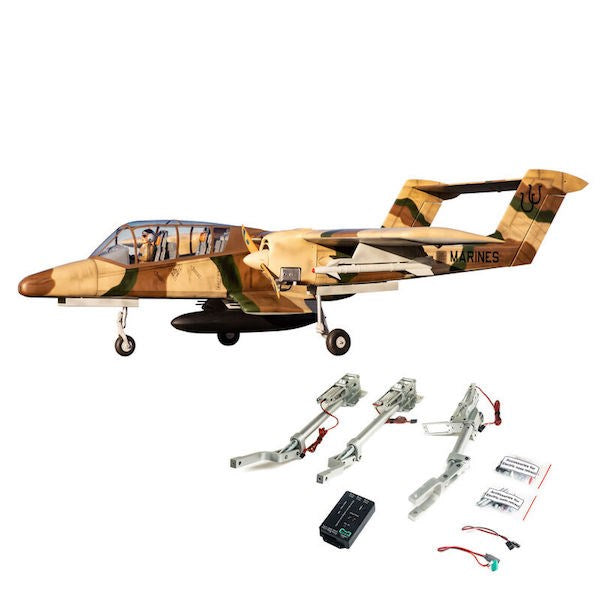 zHangar 9 HAN4670CR OV-10 Bronco 30cc ARF with Landing Gear Set
