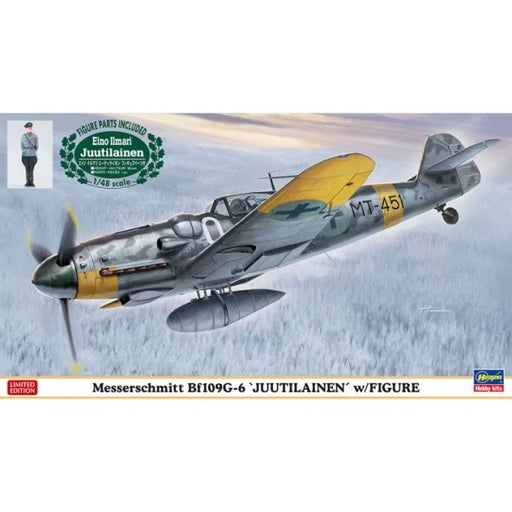 Hasegawa 07494 1/48 Messerschmitt Bf 109G-6 'Juutilanen' with Figure (7635954794733)