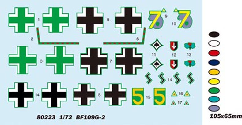 Hobby Boss 80223 1/72 Bf109 G-2