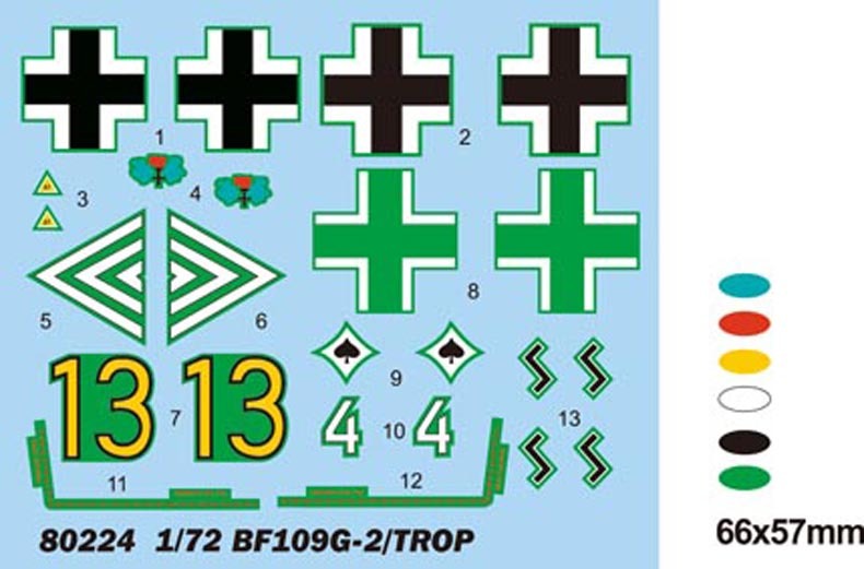 Hobby Boss 80224 1/72 Bf109 G-2/ TROP