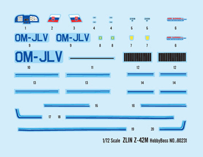 Hobby Boss 80231 1/72 ZLIN Z-42M