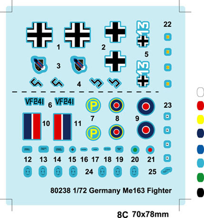 Hobby Boss 80238 1/72 Germany Me163 Fighter