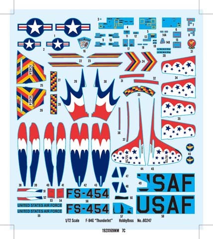 Hobby Boss 80247 1/72 F-84G Ãƒâ€¦Ã¢â‚¬Å“ThunderJet