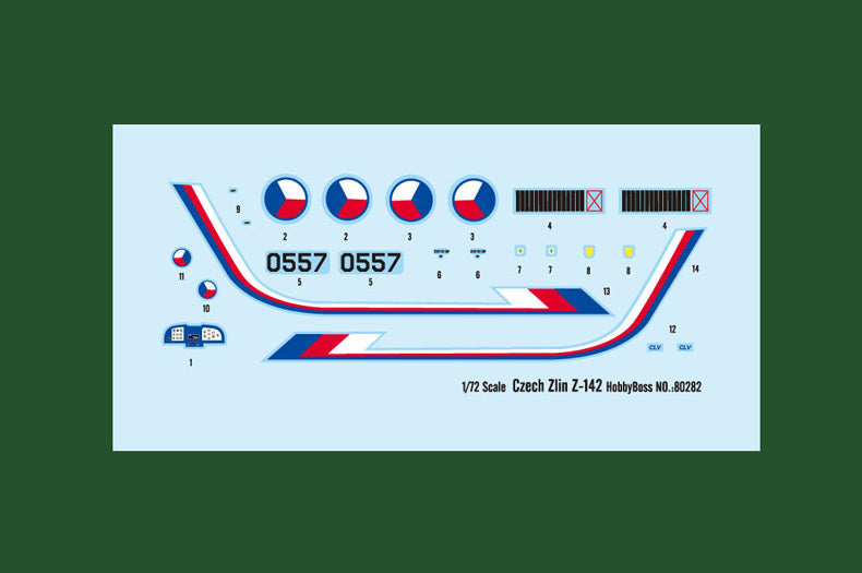 Hobby Boss 80282 1/72 Czech Zlin Z-142