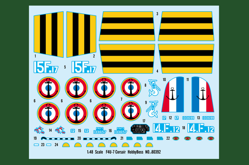 Hobby Boss 80392 1/48 F4U-7 Corsair FRENCH NAVY
