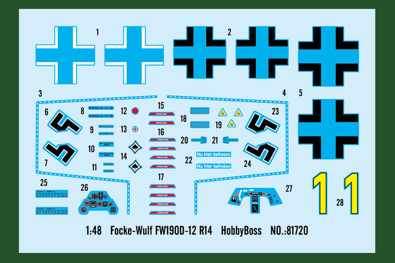 Hobby Boss 81720 1/48 Focke-Wulf FW190D-12 R14