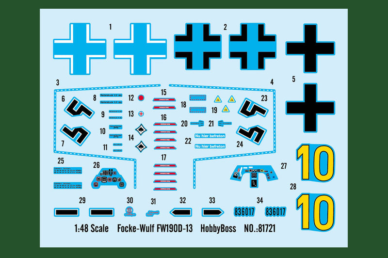 Hobby Boss 81721 1/48 Focke-Wulf FW190D-13