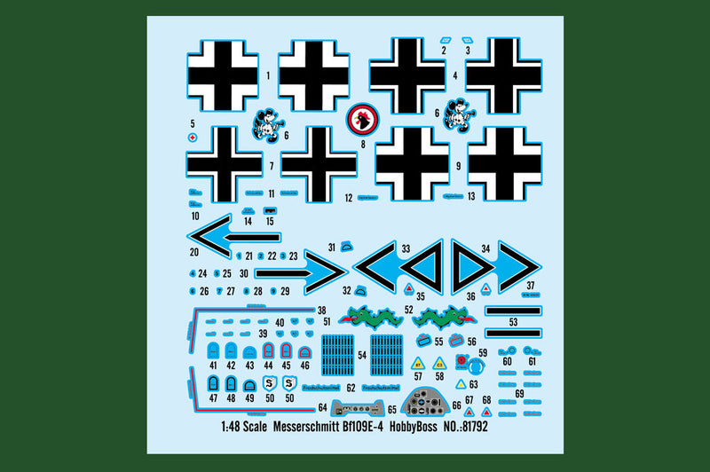 Hobby Boss 81792 1/48 Messerschmitt Bf109E-4
