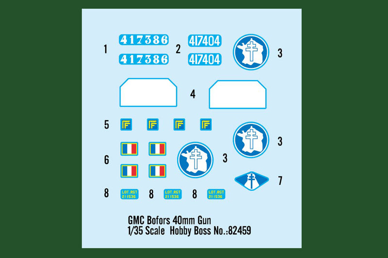 Hobby Boss 82459 1/35 GMC Bofors 40mm Gun