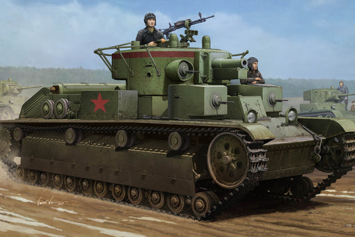 Hobby Boss 83852 1/35 Soviet T-28 Medium Tank (Welded) - Hobby City NZ (8966343852269)