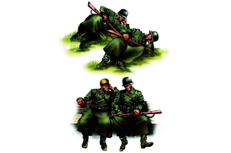 Hobby Boss 84420 1/35 GERMAN INFANTRY-Taking a rest